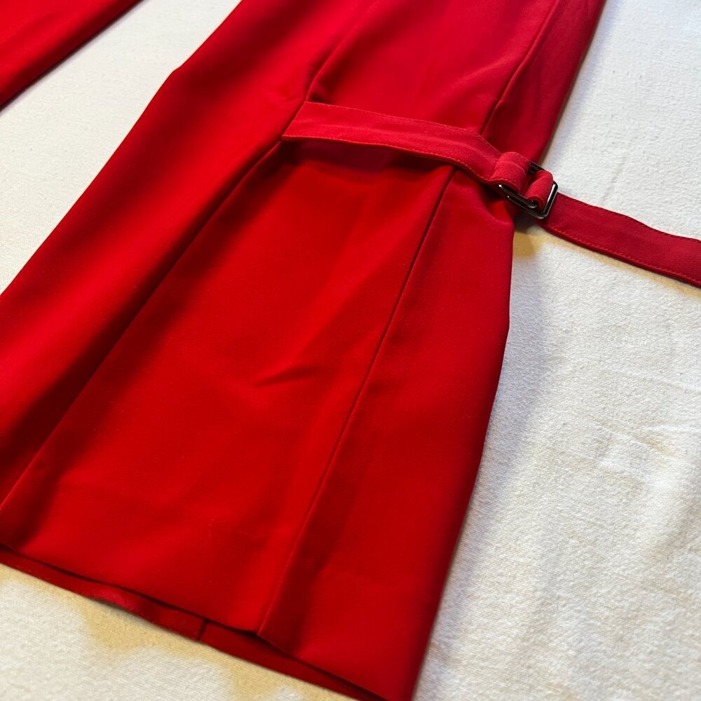 LITA‎ by Ciara Military Suit Pant Color Lipstick Red Size Large - Picture 4 of 12